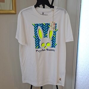 Psycho Bunny white t-shirt